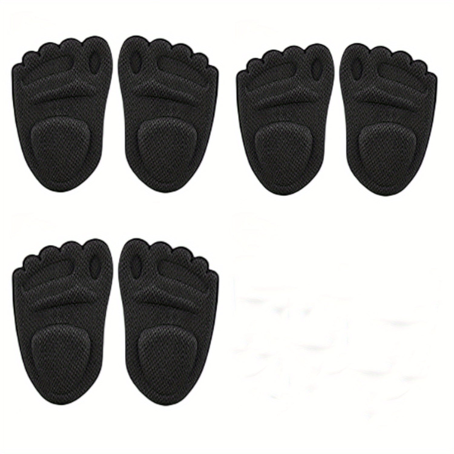 Metatarsal Pads Women High Heels Insoles 3 Pairs