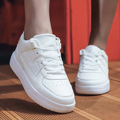 Thick Bottom Skate Shoes Lightweight Breathable Non Slip Sneakers