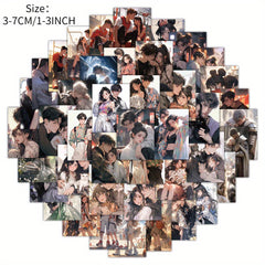 60pcs Couple Graffiti Stickers Waterproof DIY