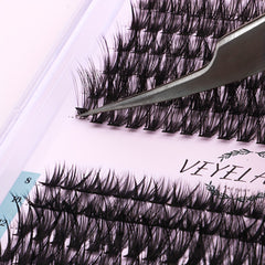 280pcs Wispy Cluster Lashes 8-16mm Mix Length Reusable False Eyelashes