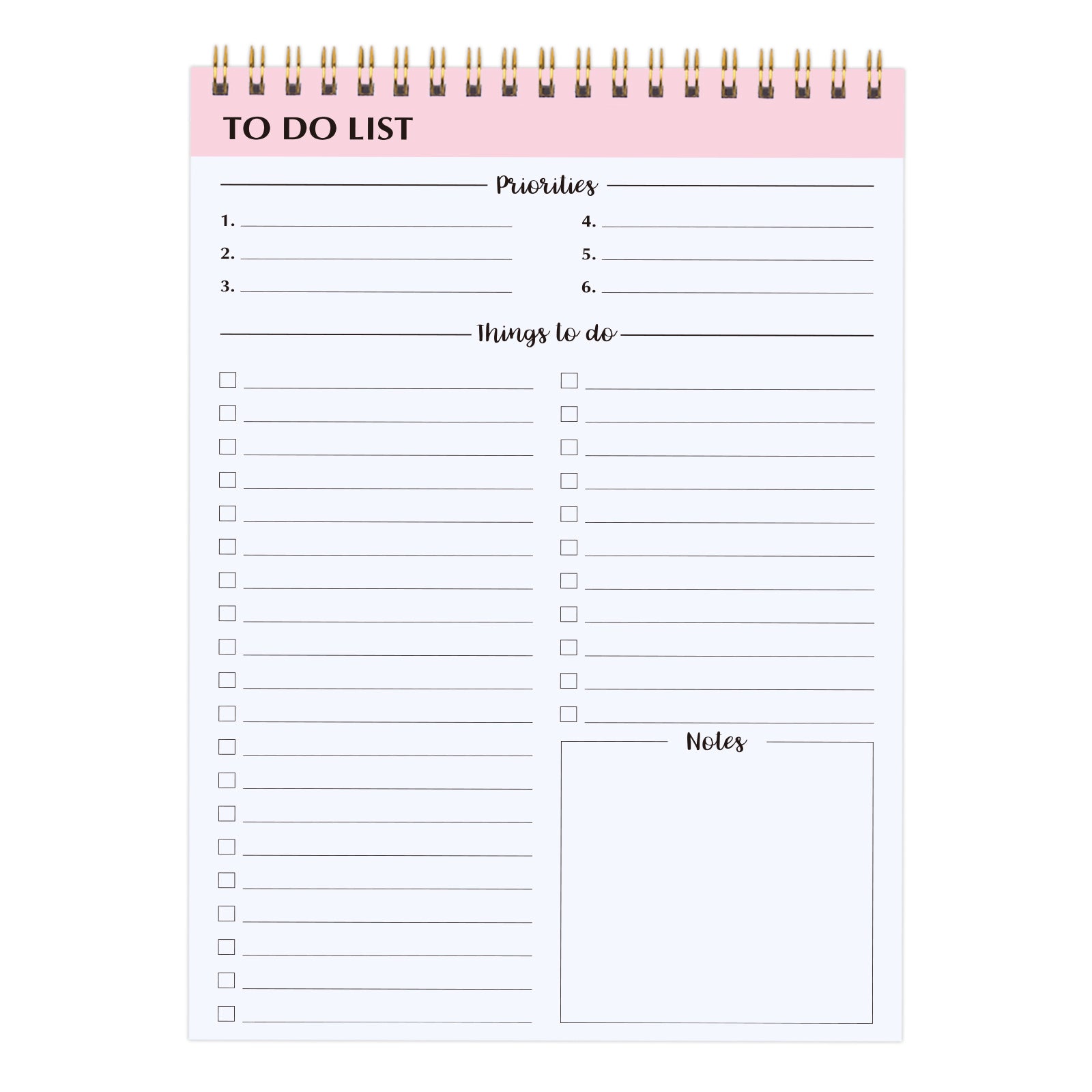 1 Daily Planner Notepad To-Do List Productivity Booster