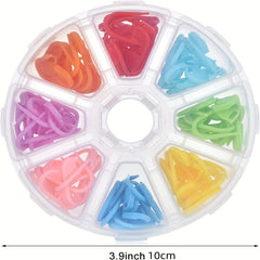 80pcs Plastic Locking Counter Needle Clip Crochet Pin Set