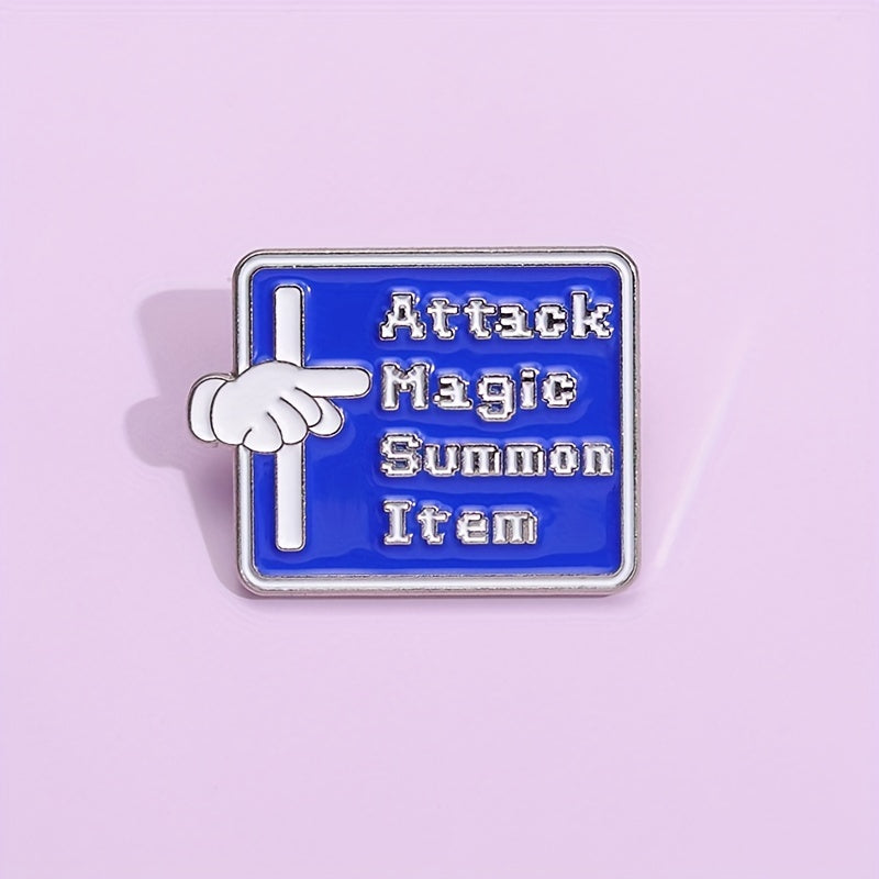 Attack Magic Summon Item Enamel Pins For Men
