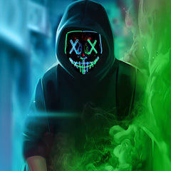 LED Shining Mask Halloween ELMASK Carnival Props