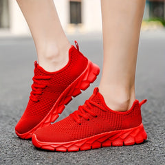 Breathable Mesh Running Shoes Slip On Athletic Outdoor Men's Sneakers