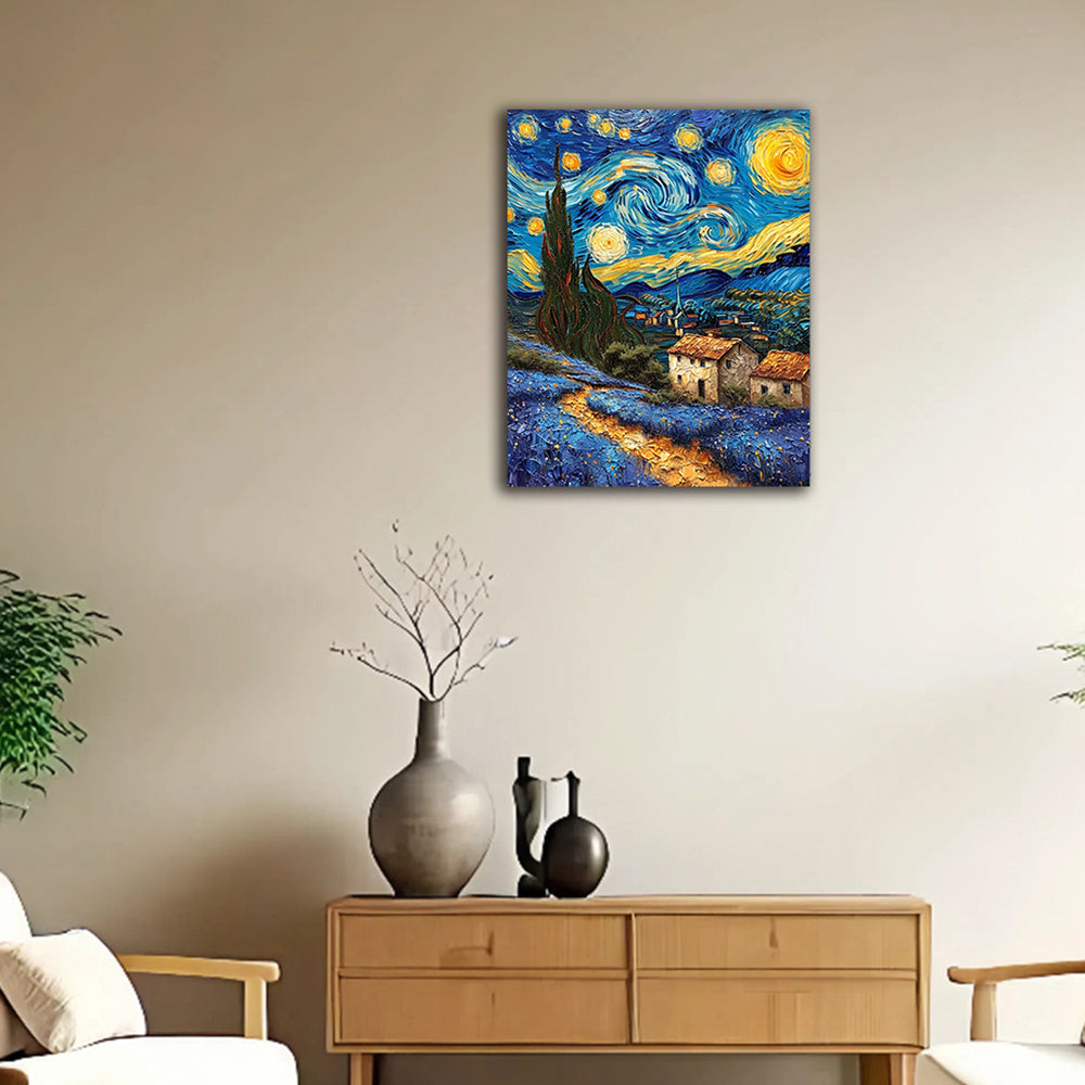 Night View Landscape DIY Digital Painting Kit