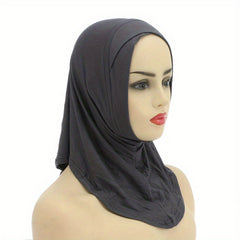 Retro Turban Headband for Women Soft Sunscreen Half Pack Hijab