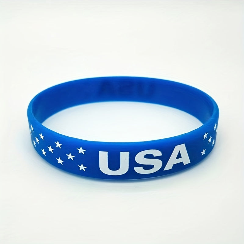 Patriotic Flag Bracelet Waterproof Wristband