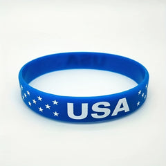 Patriotic Flag Bracelet Waterproof Wristband