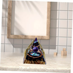 Natural Crystal Stone Pyramid Healing Energy Reiki Chakra Meditation