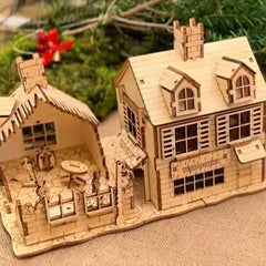 3D Wooden Puzzle Peace Series Village Scene Easy to Assemble