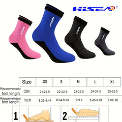 Hisea Neoprene Warm Socks for Winter Water Sports