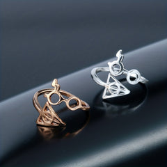 Wing Angel Ring Mouse Fox Wedding Couple Party Ring