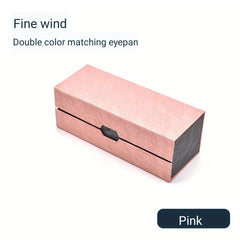 Double Layer Glasses Case Portable Sunglasses Myopia Glasses Case