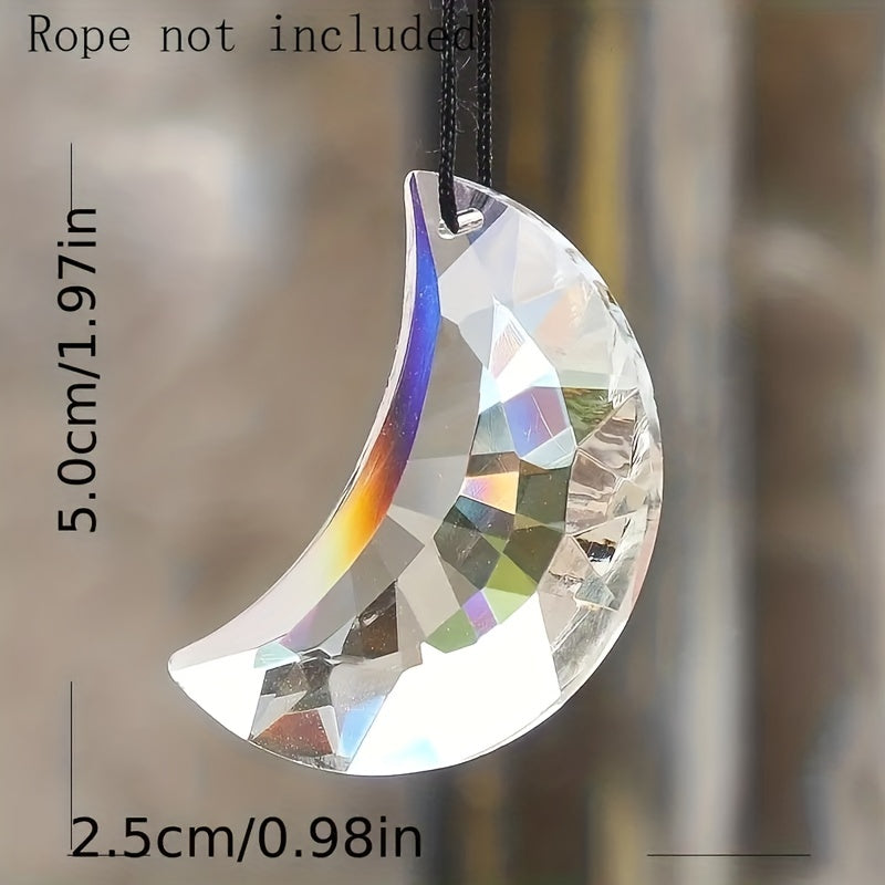 1pc 50mm Clear Crystal Pendant Prism Sun Catcher Chandelier