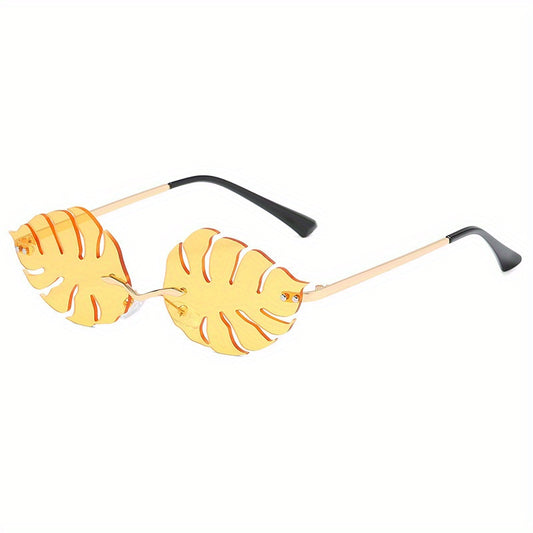 Y2K Rimless Sunglasses Women Men UV400 Sun Shades