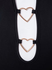 Y2K Cutout Heart Sling Dress