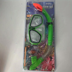 Swimming Goggles & Snorkel Set Dive Glasses with Breathing Tube Snorkeling Gear