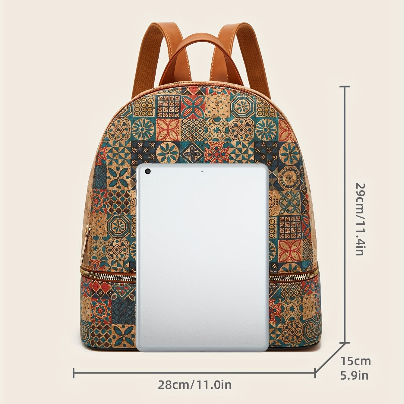 Women's Printed Backpack Travel Bag Large Capacity