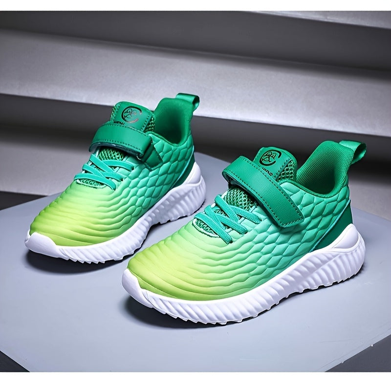 Casual Gradient Sneakers For Girls Lightweight Non slip Running Shoes