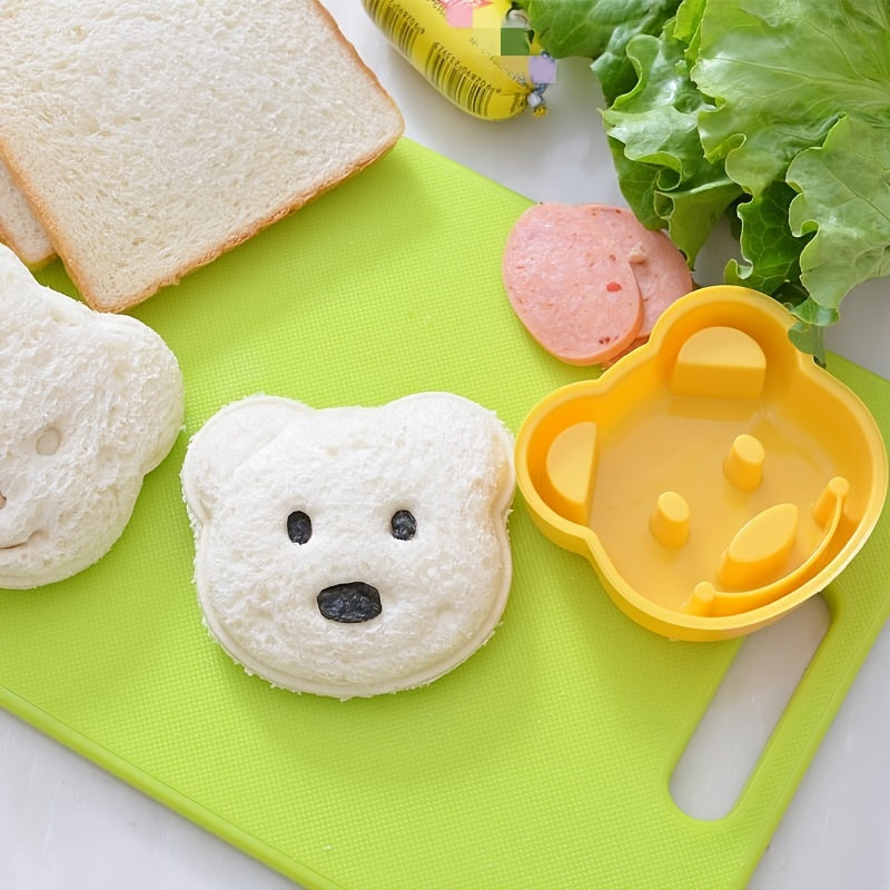 Little Bear Shape Sandwich Mold Bread Maker DIY Mold Kitchen Accessories