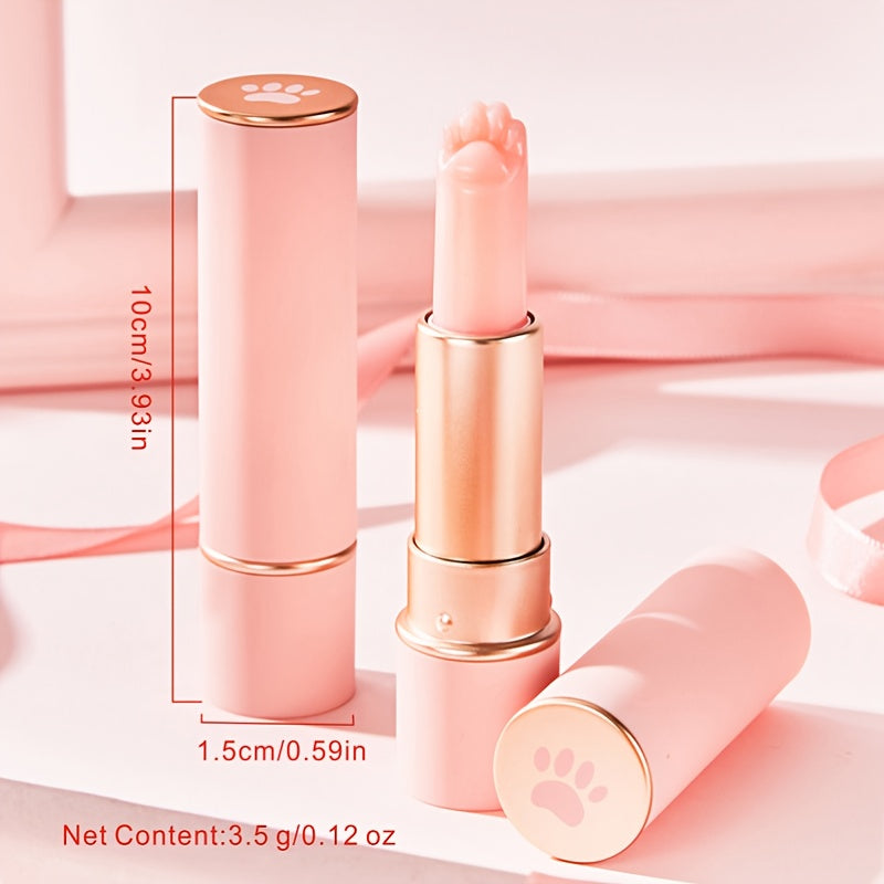 Moisturizing Lip Balm with Cat Claw Design