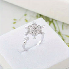 Sunflower Rotating Ring for Women - Stress & Anxiety Relief