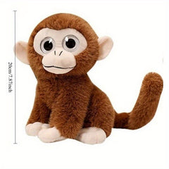 Monkey Plush Toy with Long Tail for Home Decor & Gifts