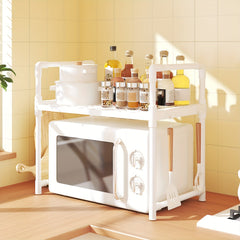 2 Layer Kitchen Storage Rack for Spices and Supplies