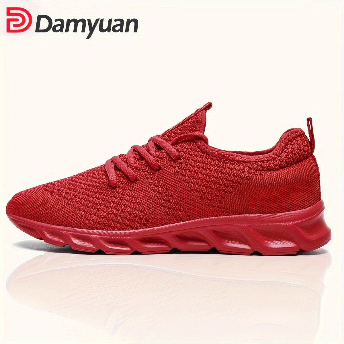 Breathable Lace Up Running Sneakers Comfort Sports Shoes