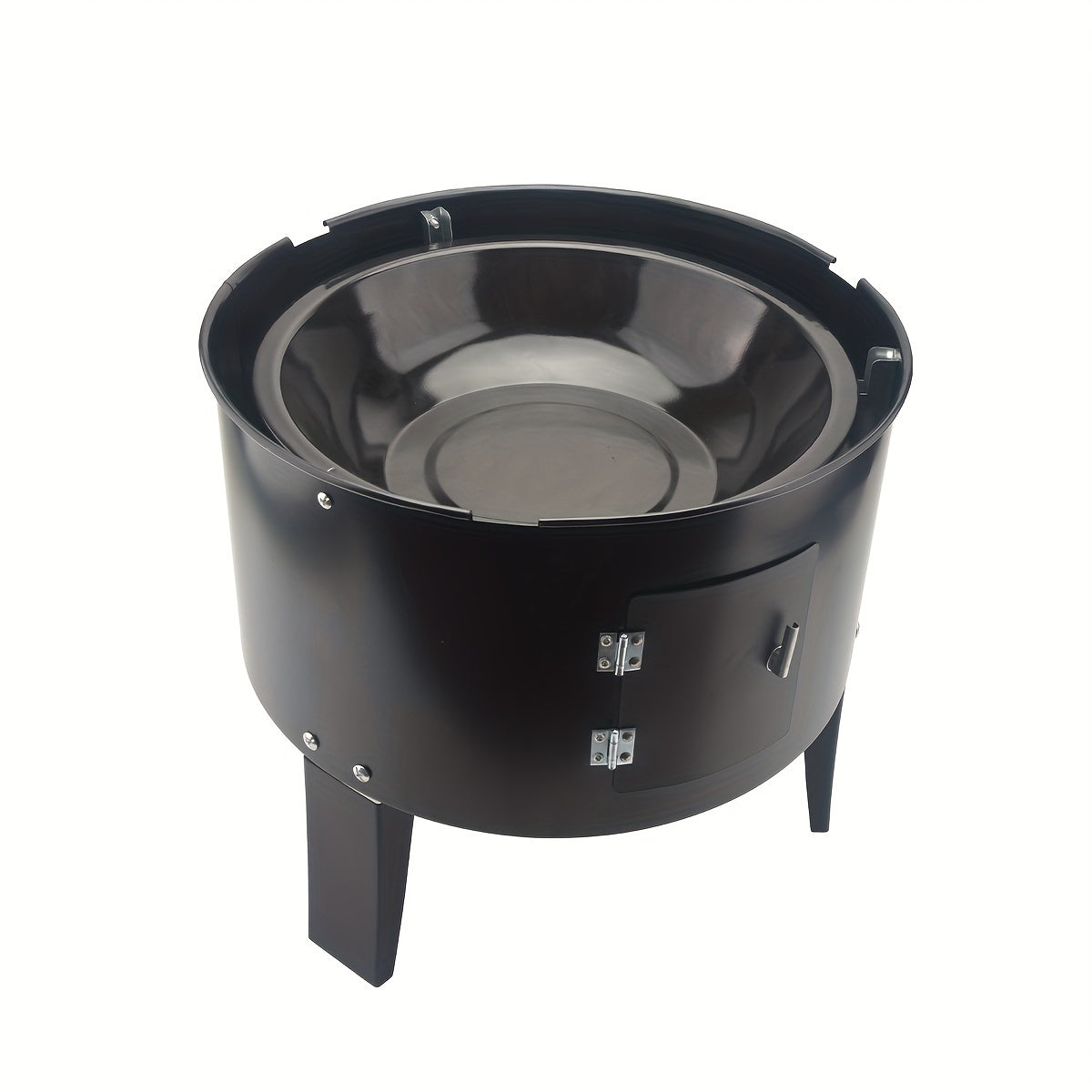 Vertical Charcoal BBQ Smoker 3 In 1 BBQ Grill Patio Garden Camping Roaster