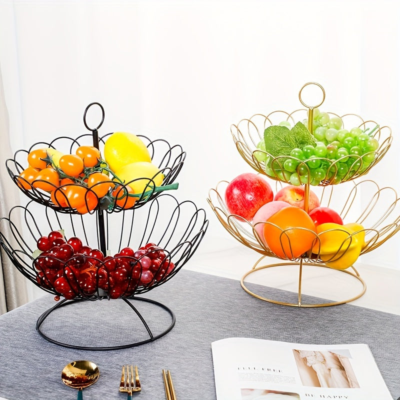 Double Layer Candy Basket for Snack Storage and Party Decorations