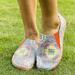 Women's Ethnic Style Printing Slip On Flat Shoes