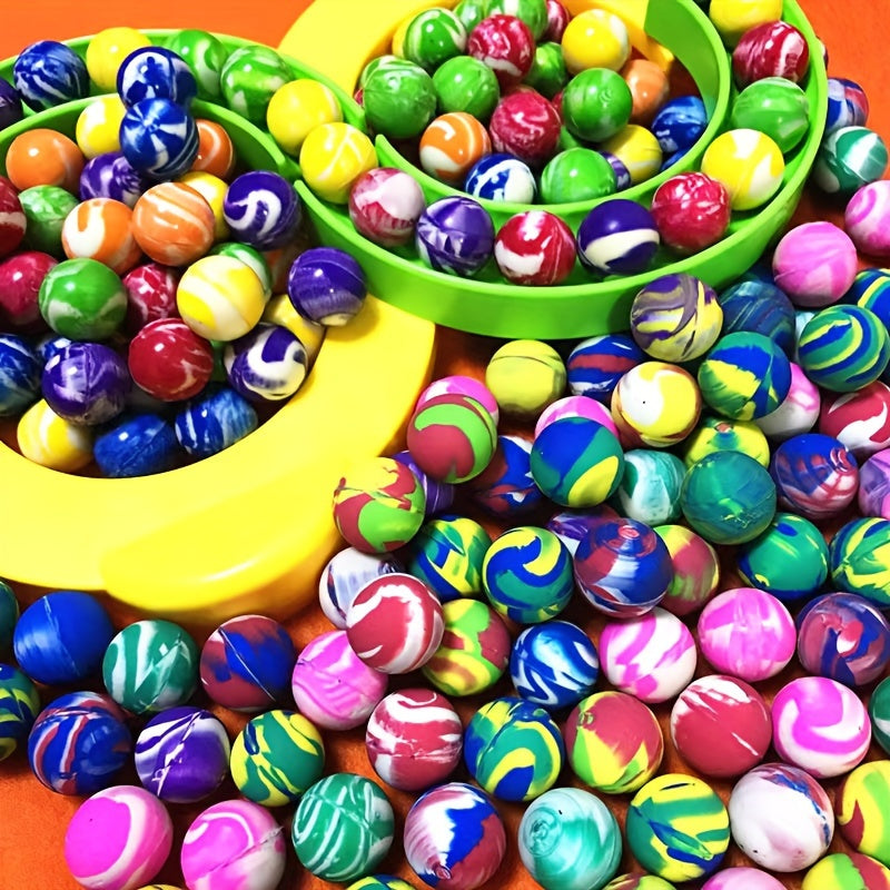 10pc Colorful Bouncy Balls Bulk Mixed Pattern for Party Favors