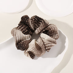 Snake Print Large Boho Oversize Scrunchie Colorful Women Hair Accessory