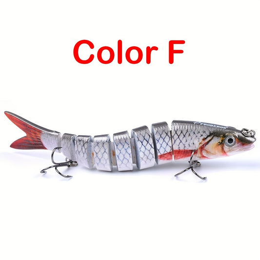 8 Segment Jointed Crankbait Swimbait Fishing Hard Bait Realistic Sinking Action