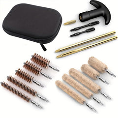 Outdoor Gun Cleaning Set with Tube Brush Tool Cloth Bag and Pipe Dredge Brush