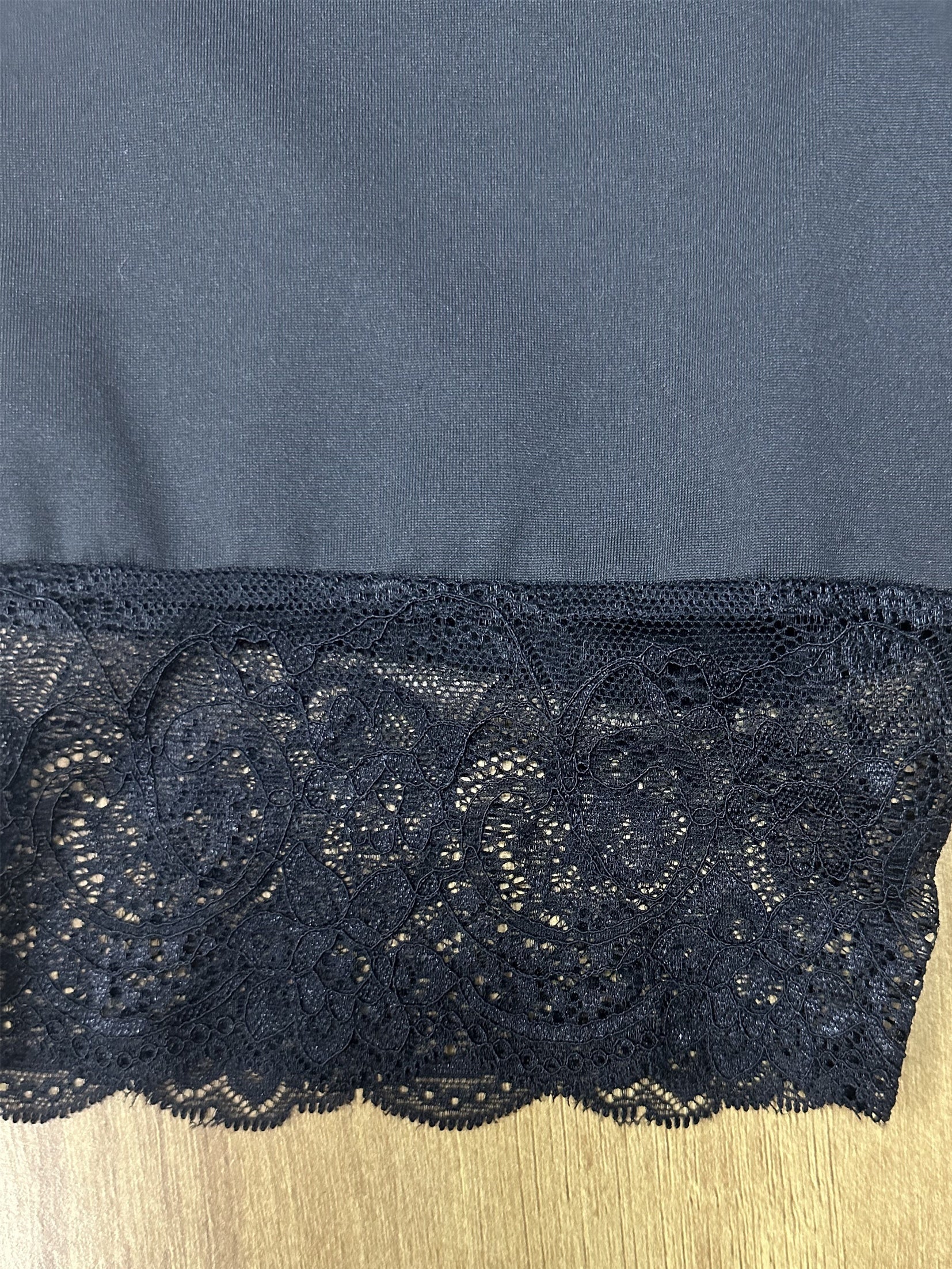 High Waist Lace Trim Leggings for Women