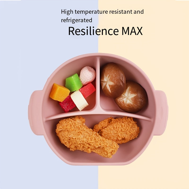 Baby Suction Plate Set with Divided Compartment