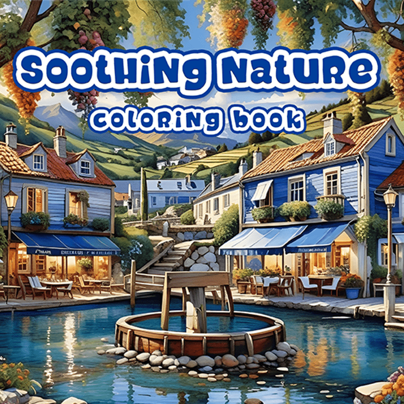 Adult Coloring Book 20x20cm 22 Pages Thickened Paper Deluxe Edition