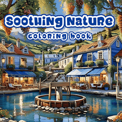 Adult Coloring Book 20x20cm 22 Pages Thickened Paper Deluxe Edition