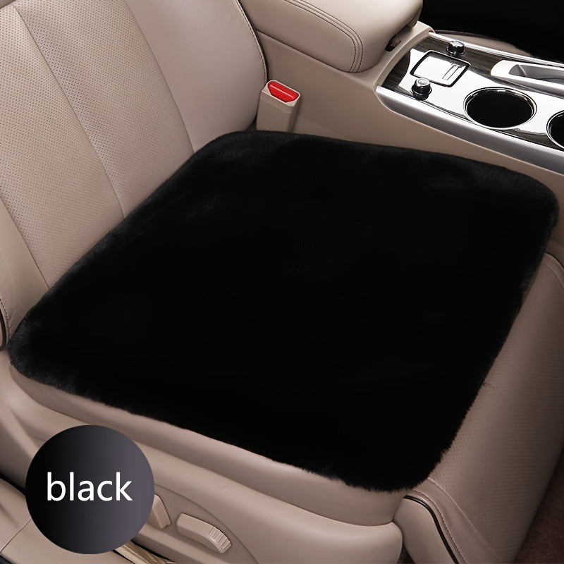Winter Plush Car Seat Cushion Non-slip Short Hair Single Seat Model