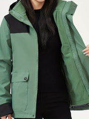 Windproof Waterproof Thermal Outdoor Jacket Large Pocket