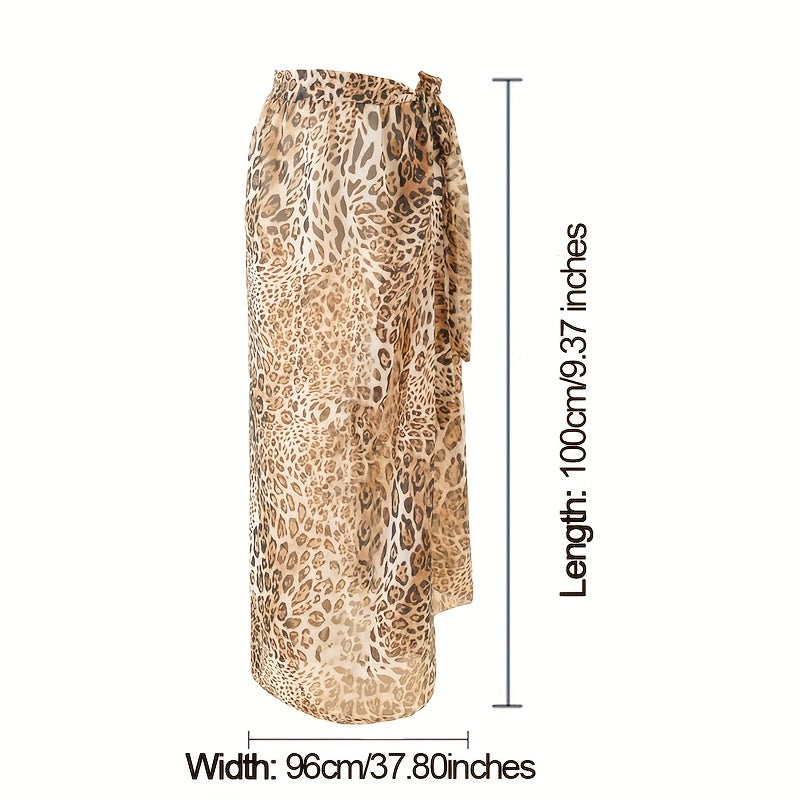 Boho Printed Beach Towel Gauze Skirt Swimsuit Cover