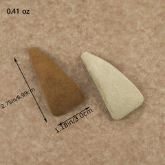 2pcs Velvet Triangle Hair Clips for Women