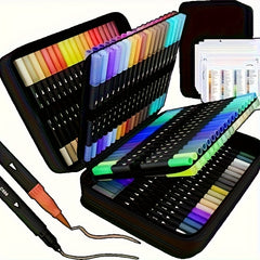 Professional Dual Head Marker Brush Set for Plastic Surfaces