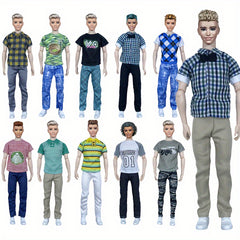 8 Pack Doll Clothing Set for 30 02cm Action Figures - Assorted Styles