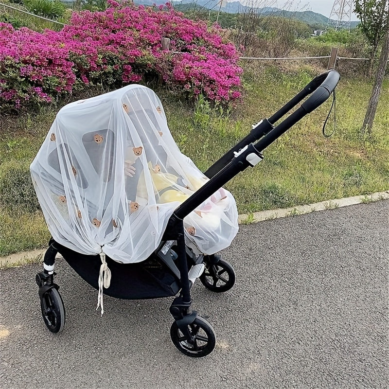 Universal Stroller Mosquito Net Full Coverage Breathable Summer Net