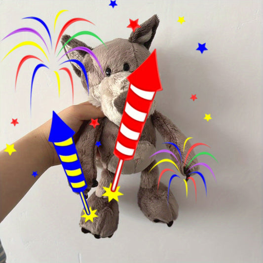 Mixed Colors Wolf Plush Toy Soft - Ideal for Friends & Cozy Home Decor