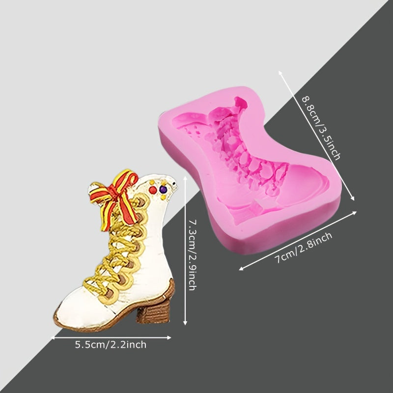 Halloween Fondant Skeleton Spider Witch Silicone Mold